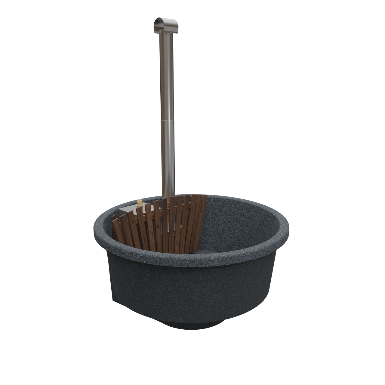 Hottub Welltub Premium 176cm | Inbouw model 25KW Interne kachel (4 pers.)