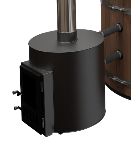 Hottub Welltub Premium 176cm | Externe kachel 55KW (4-5 pers.)