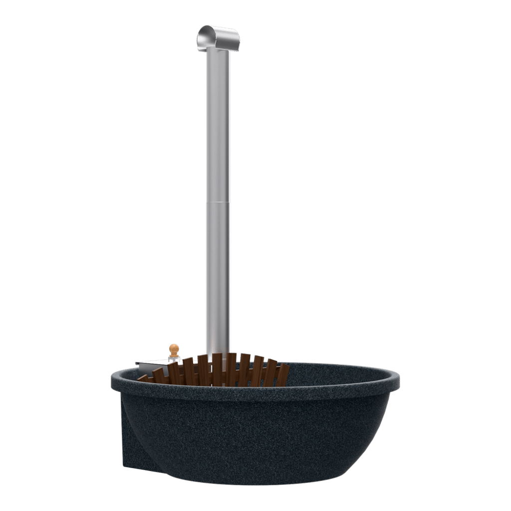 Welltub 2-persoons hottub | Interne houtkachel