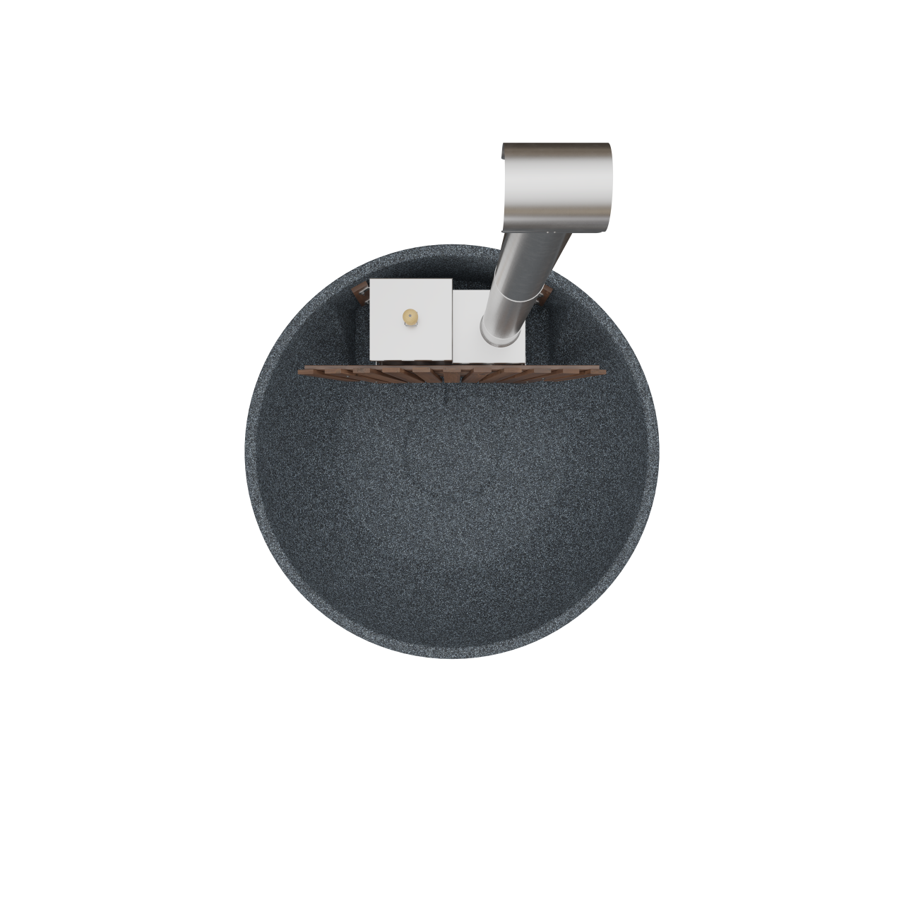 Welltub 2-persoons hottub | Interne houtkachel