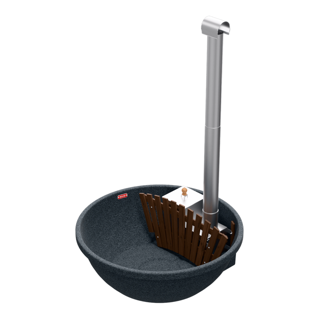 Welltub 2-persoons hottub | Interne houtkachel