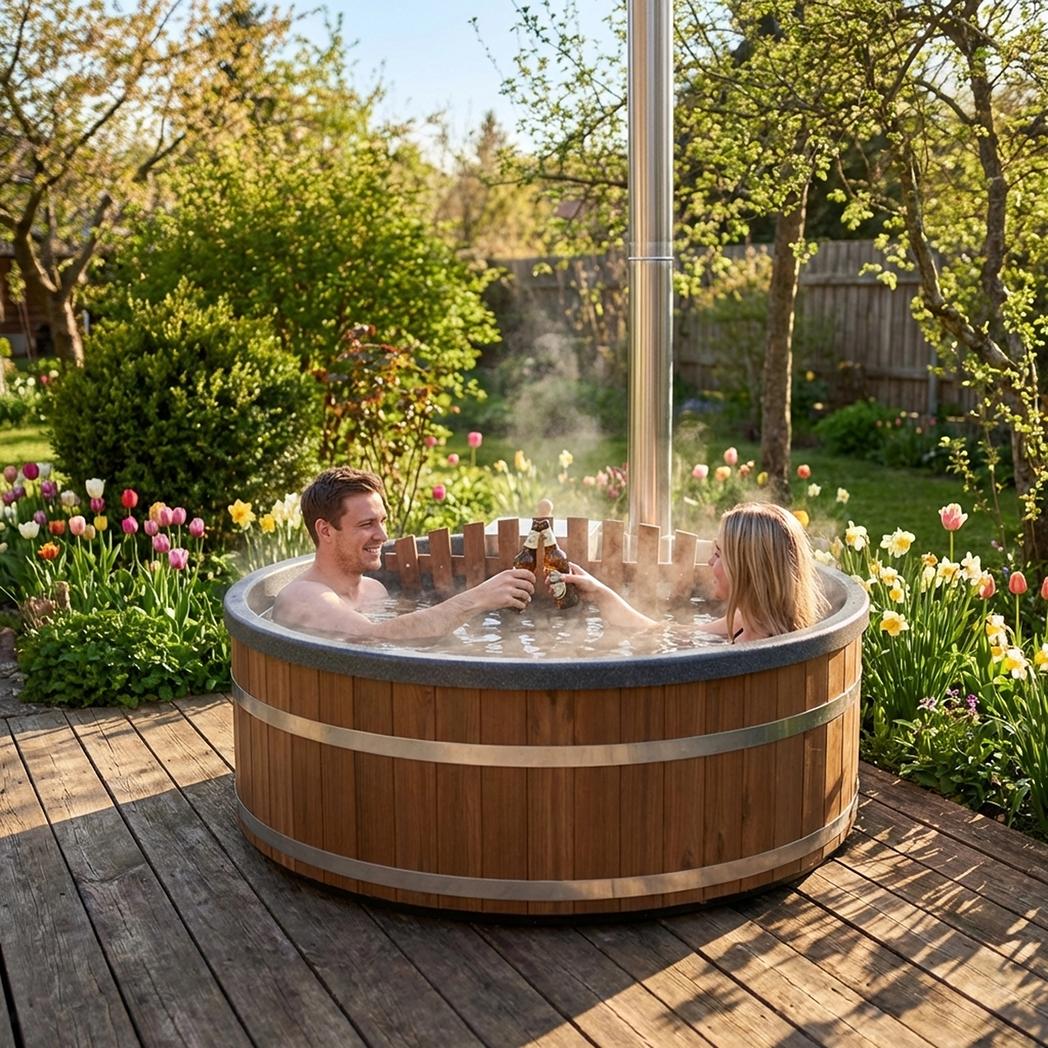 Welltub 2-persoons hottub | Interne houtkachel