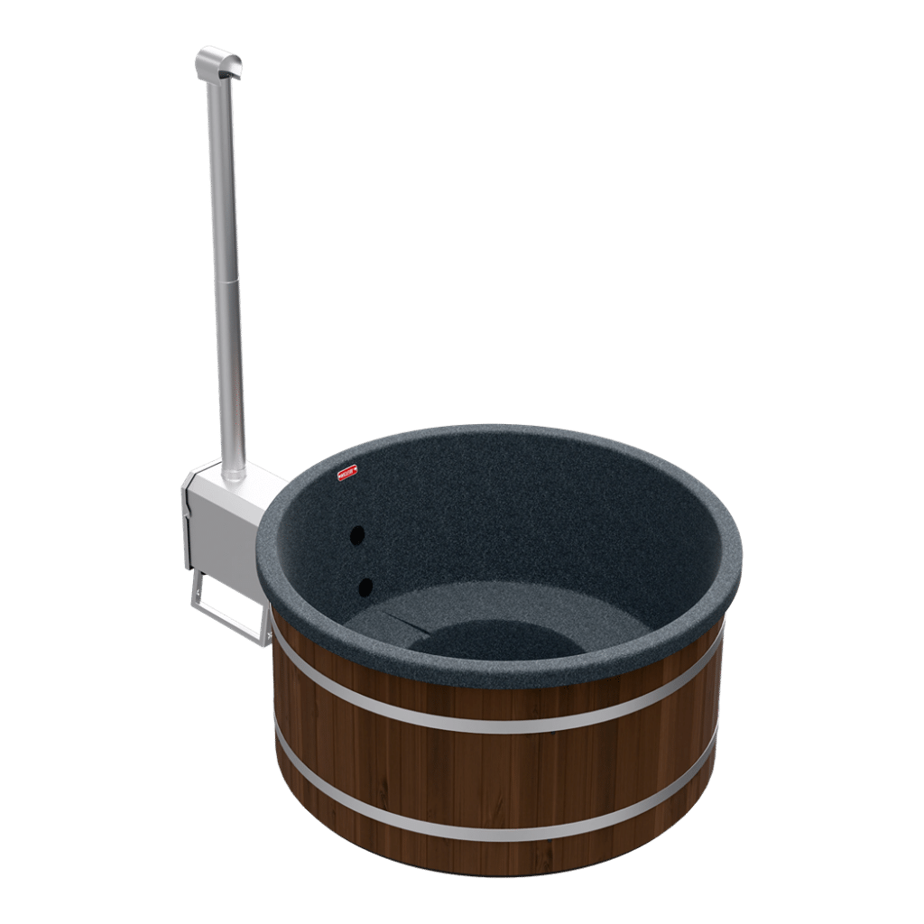 Welltub Exclusive 200cm | Externe kachel 30KW