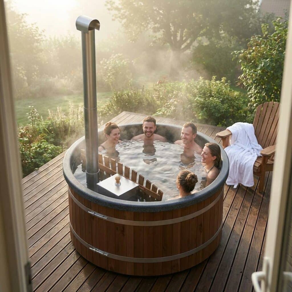 Welltub Exclusive 200cm | 25KW Interne kachel