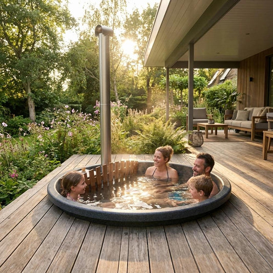 Welltub Exclusive 200cm | Inbouw model 25KW Interne kachel