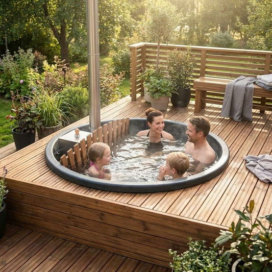 Welltub Premium 176cm | Inbouw model 25KW Interne kachel