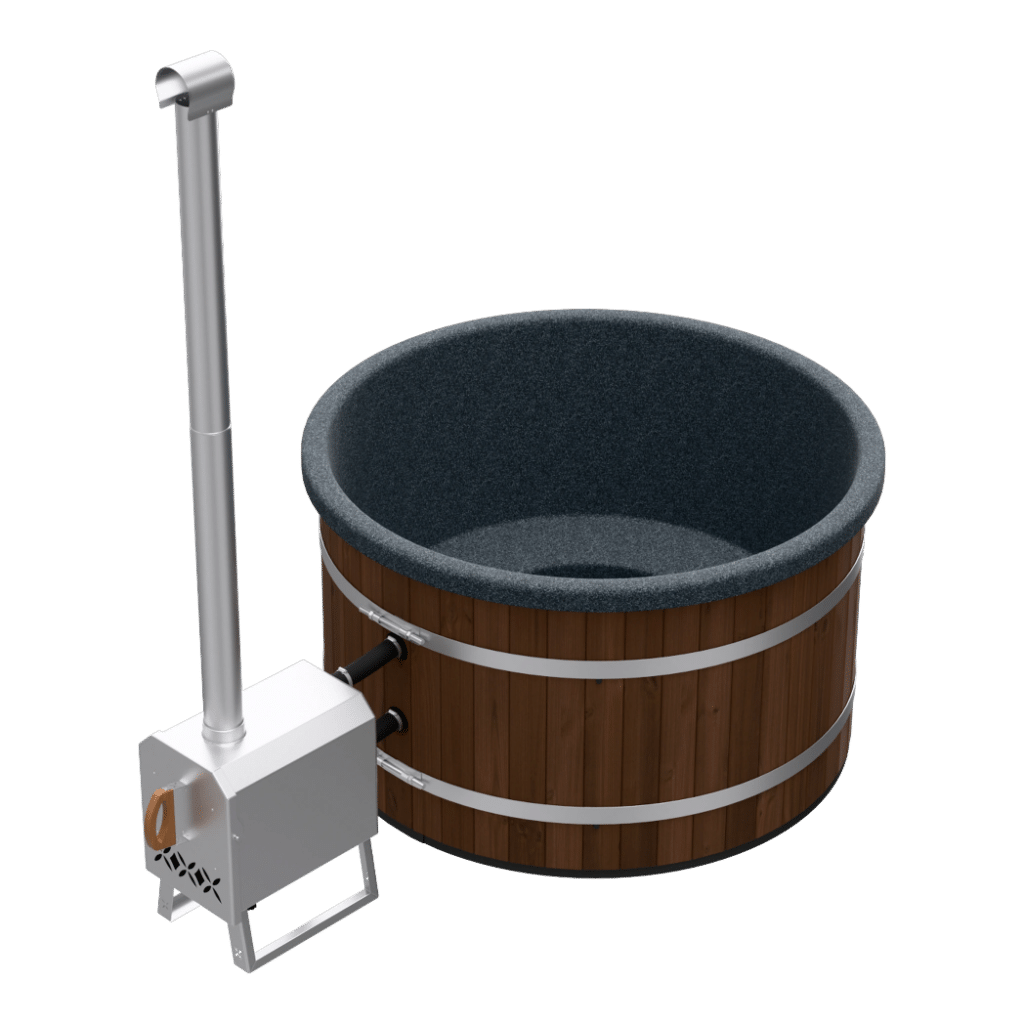 Welltub Premium 176cm | Externe kachel 30KW